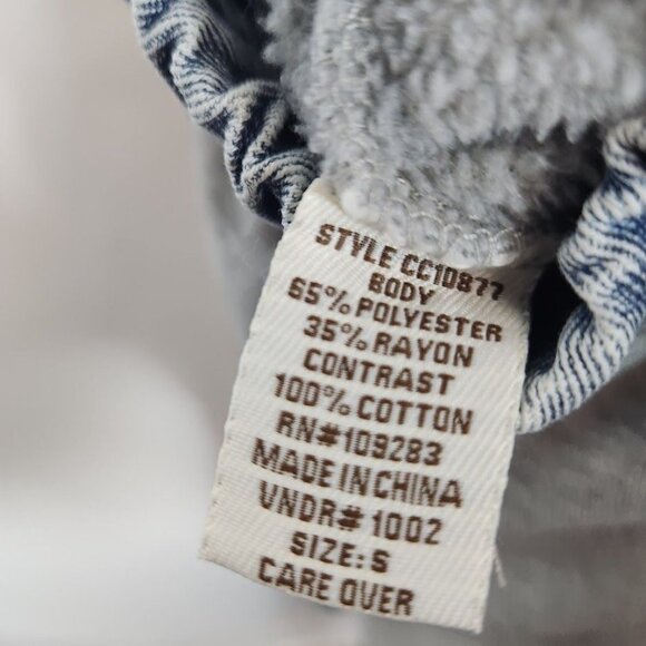 NWT Vintage Havana‎ WASHED DENIM AND FLEECE COMBO JOGGER Size Small - Picture 7 of 15